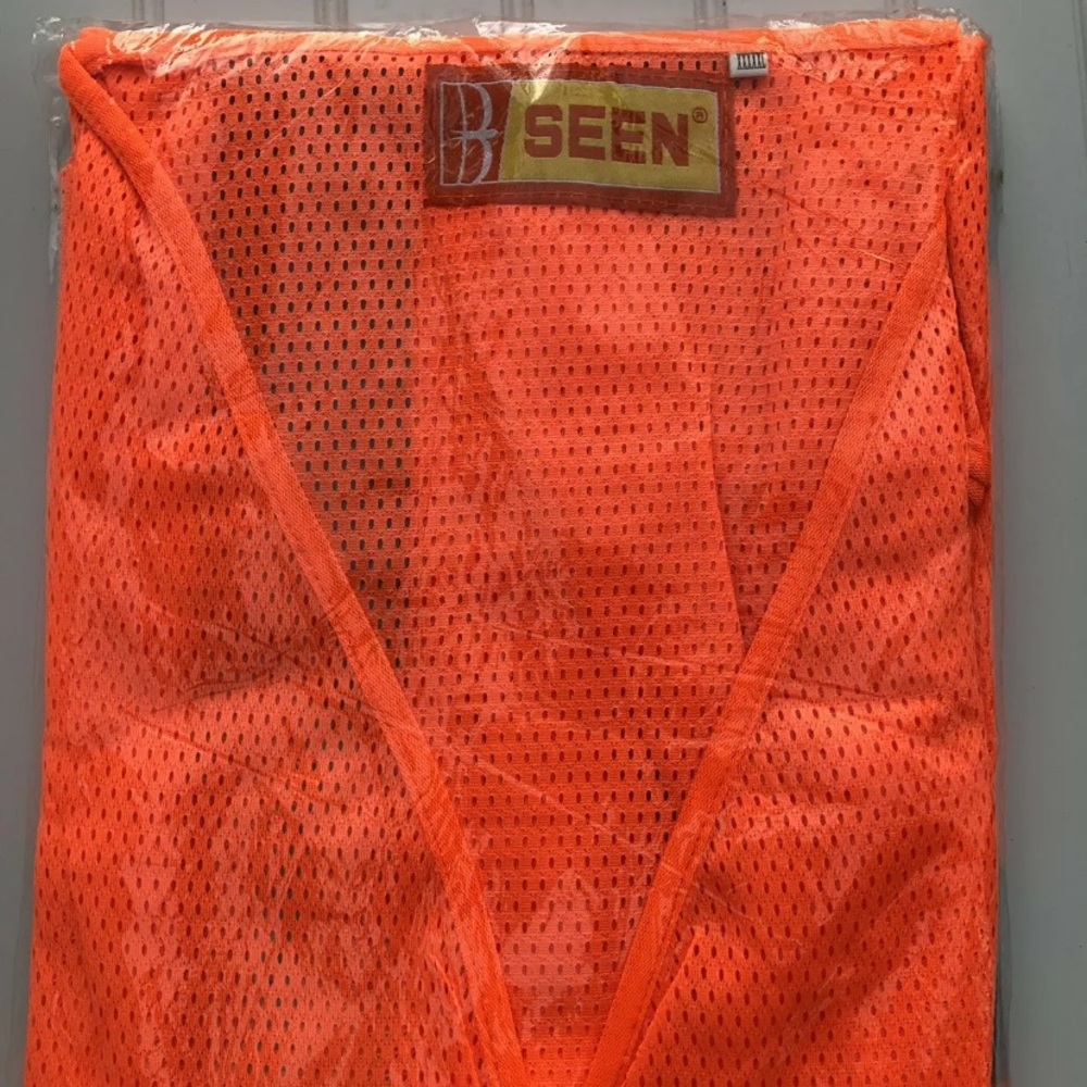 Hi-Viz mesh Safety Vest Class 3 Orange reflective